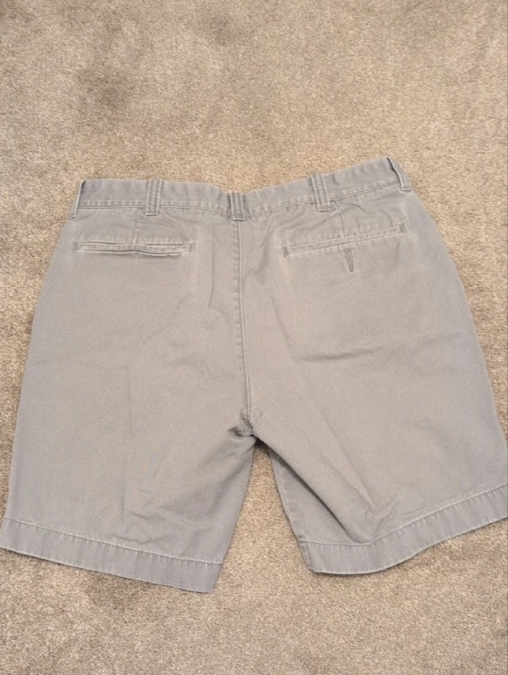 J. Crew Light Gray Flat-Front Chino Shorts